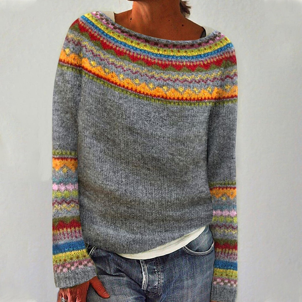 Kyra | Retro Scandinavian Sweater