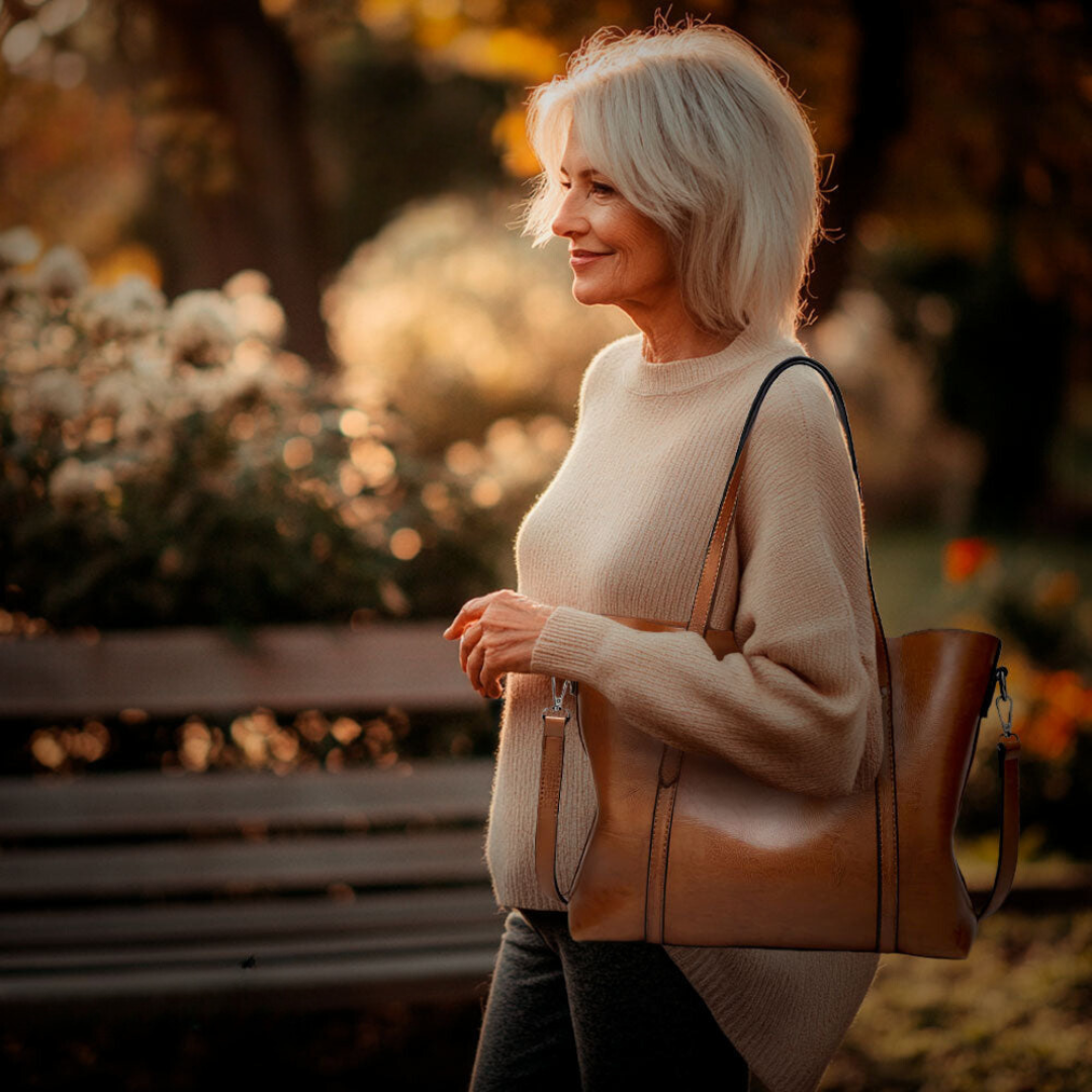 Anna | Prabangus Klasikinis Rankinis Krepšys