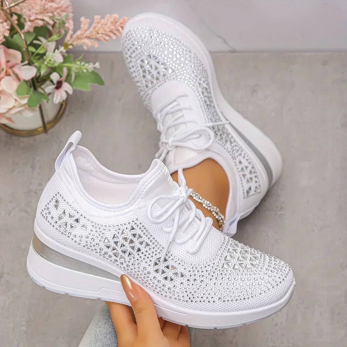 Clara | Bling Orthopedic Sneakers