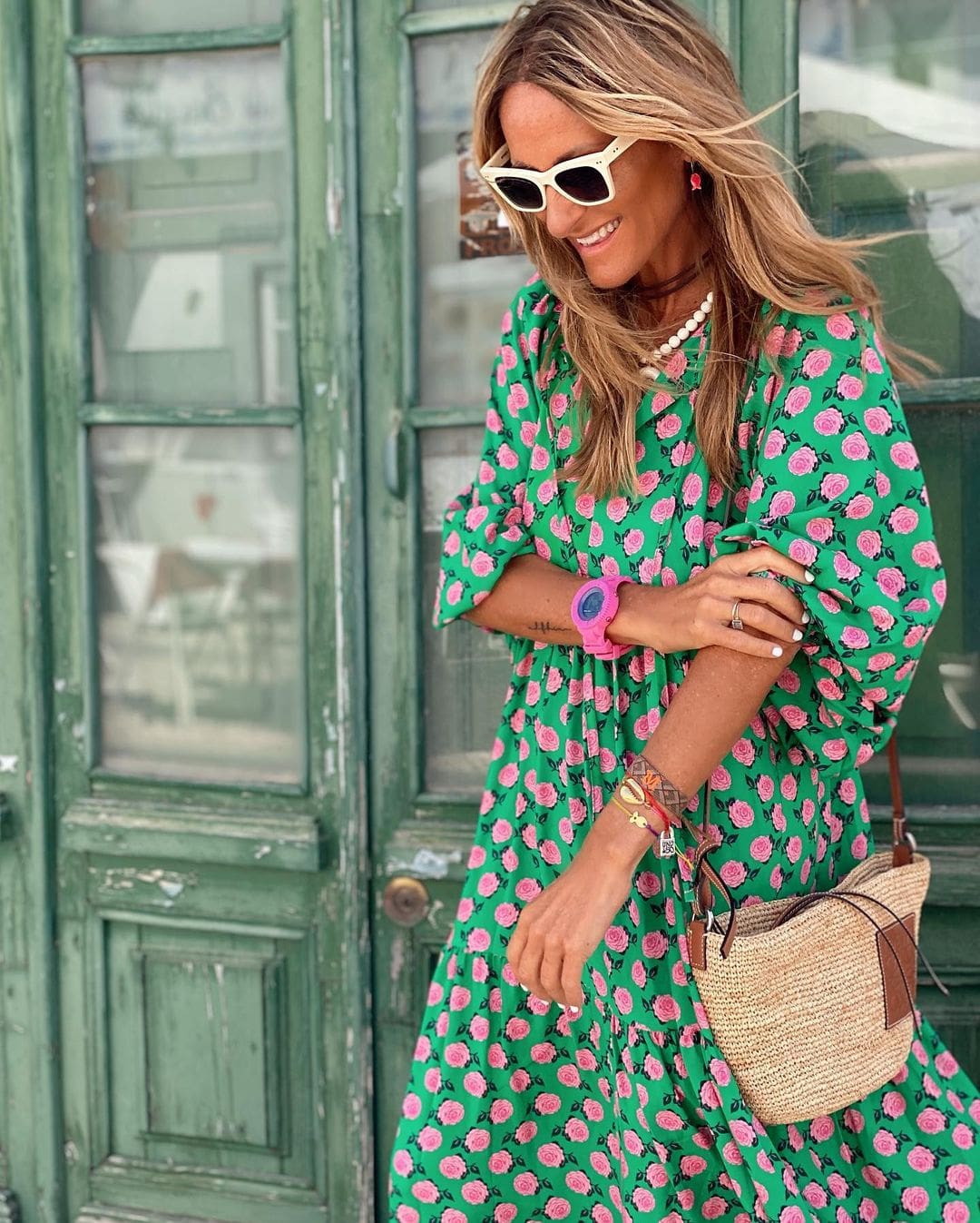 Balandis | Boho maxi suknelė