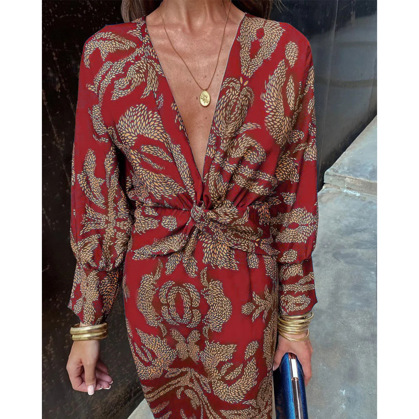 Élise Suknelė – Boho Stiliaus Elegancija su Išryškintu Siluetu