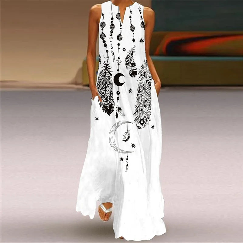 Aurelia | Papillon A-Line Dress with Floral Design