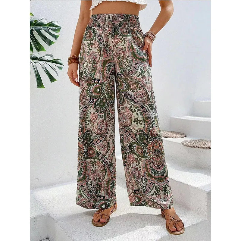Analyn | Bohemiškos plačios kelnės