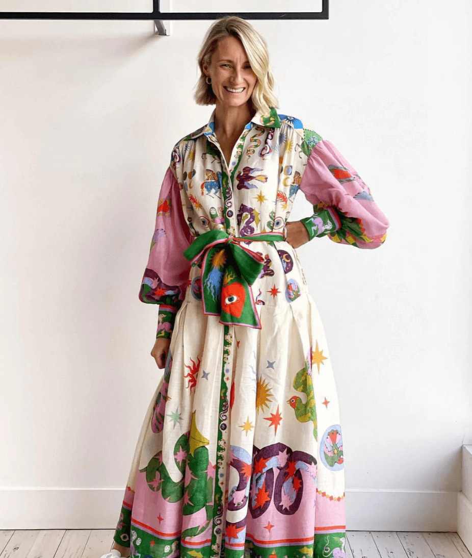 Dorthe™ | Elegantiška Italų Ilga Suknelė