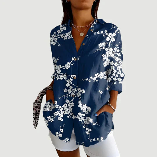 Grethe™ - Linen Blouse