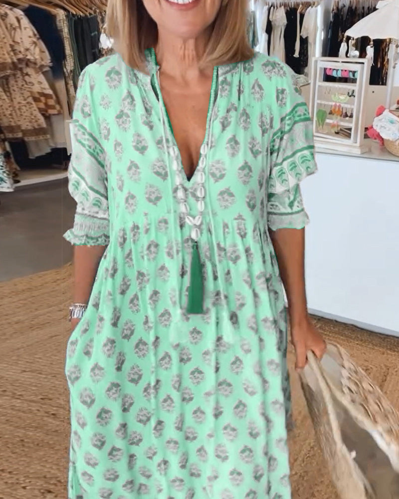 Blair | Spindinti boho suknelė