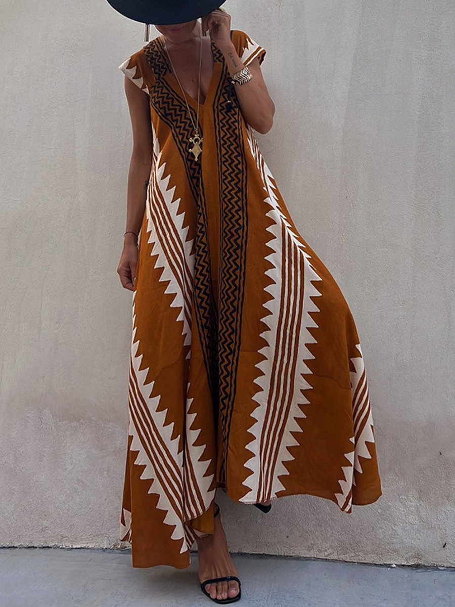 Boho™ | V-neck Sleeveless Dress