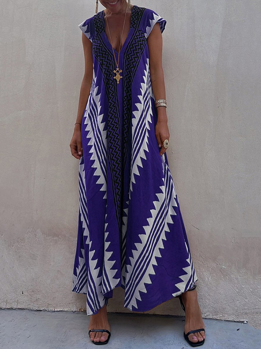 Boho™ | V-neck Sleeveless Dress