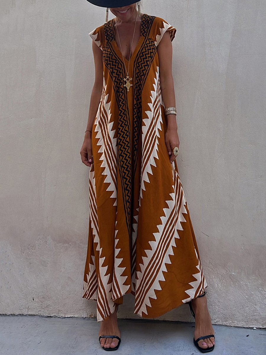 Boho™ | V-neck Sleeveless Dress