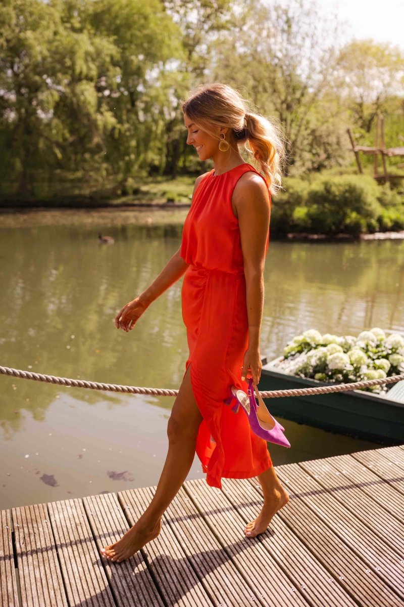 Capucine | Midi Summer Dress in Lengva
