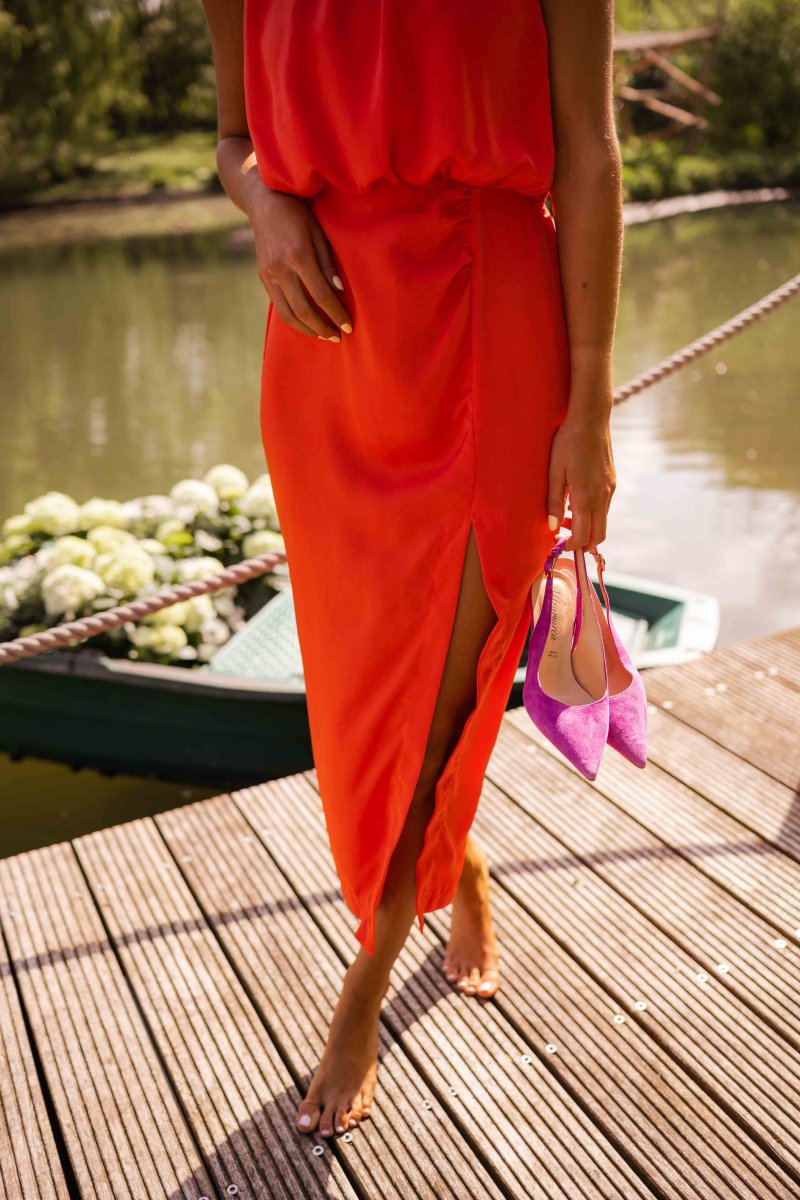 Capucine | Midi Summer Dress in Lengva