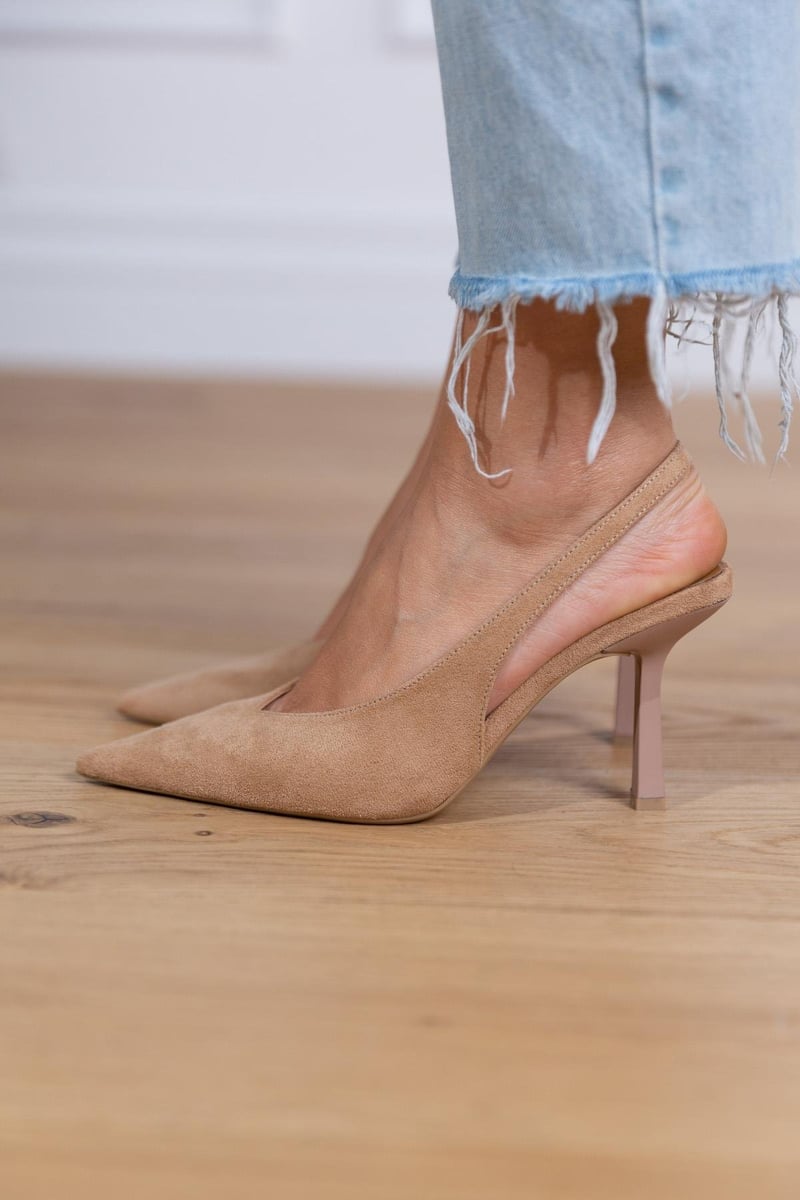 FABIANA | Elegantiški Slingback Kulniukai Stilingam Įvaizdžiui
