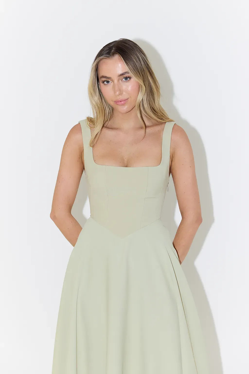 Garance | Elegant Sky Dress