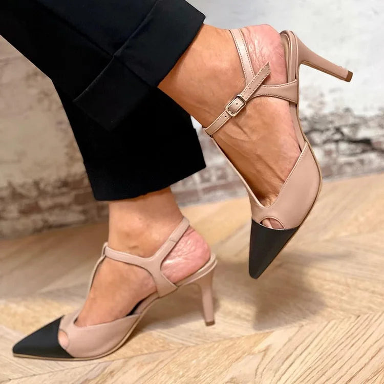 Evrardine | Dviejų spalvų elegantiški aukštakulniai