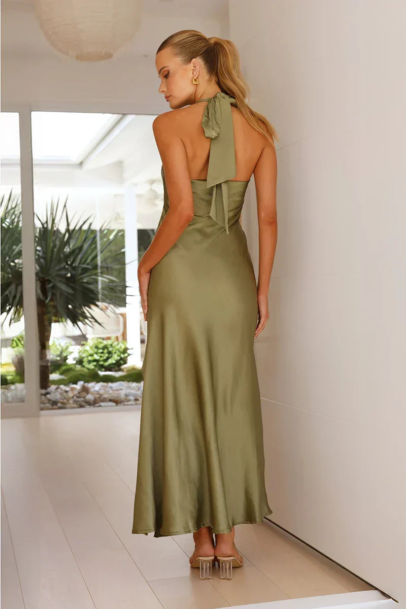 Alyvuogių Alicia Maxi Dress