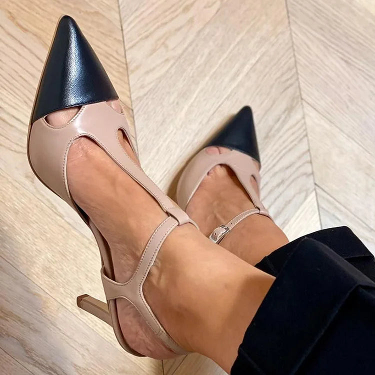 Evrardine | Dviejų spalvų elegantiški aukštakulniai