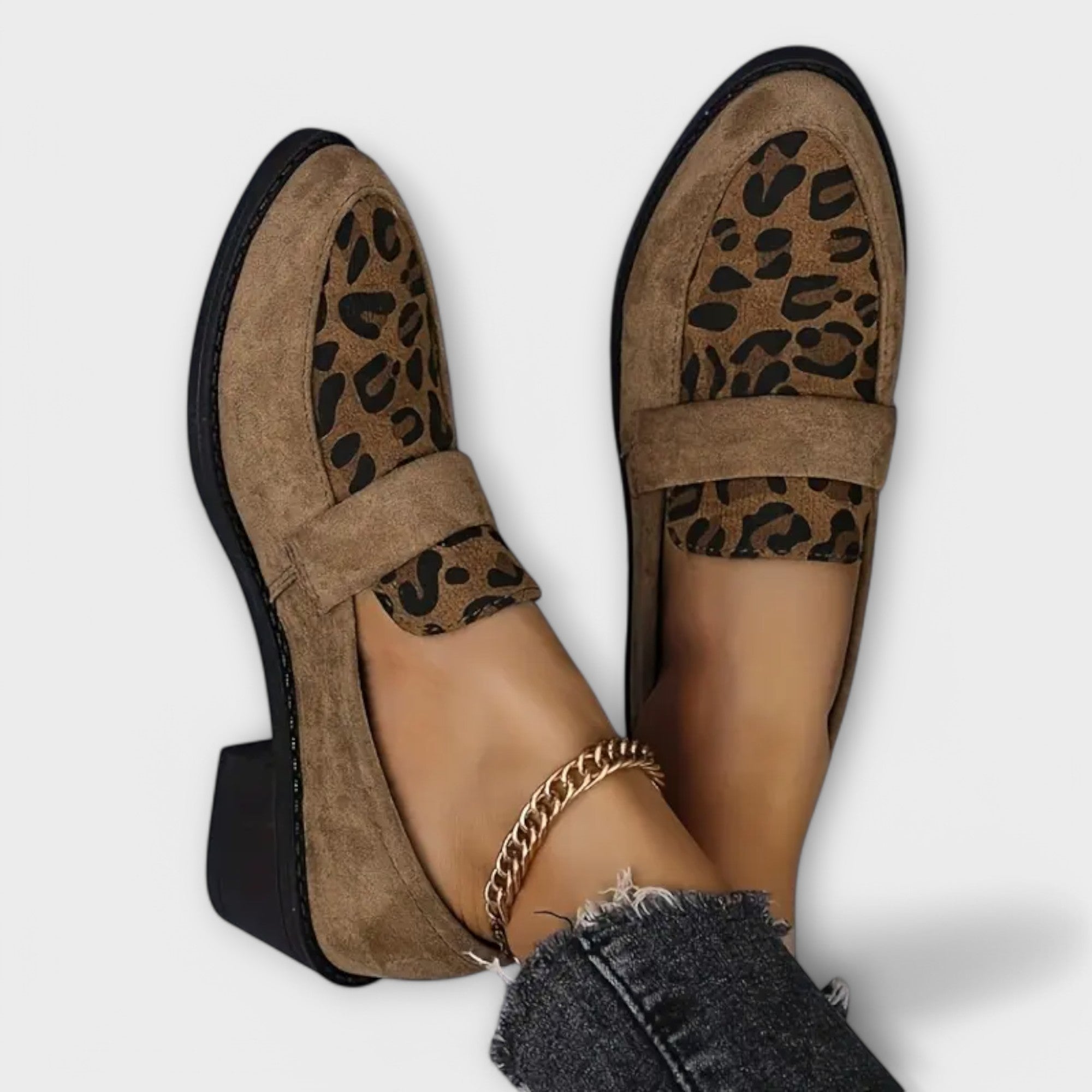 "Carla | Elegantiški Batai su Leopardo Raštu"