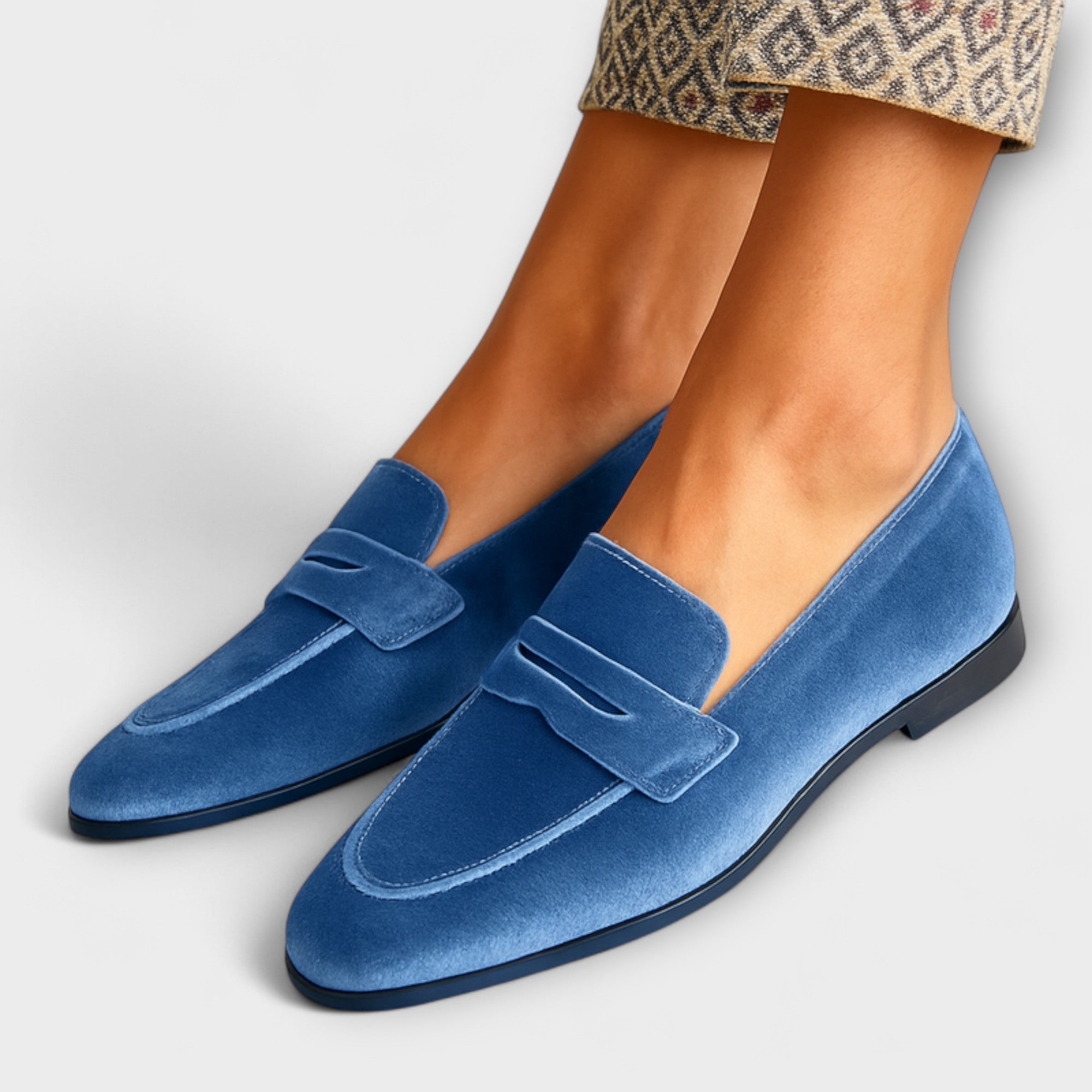 Louise - Soft Velvet Loafer