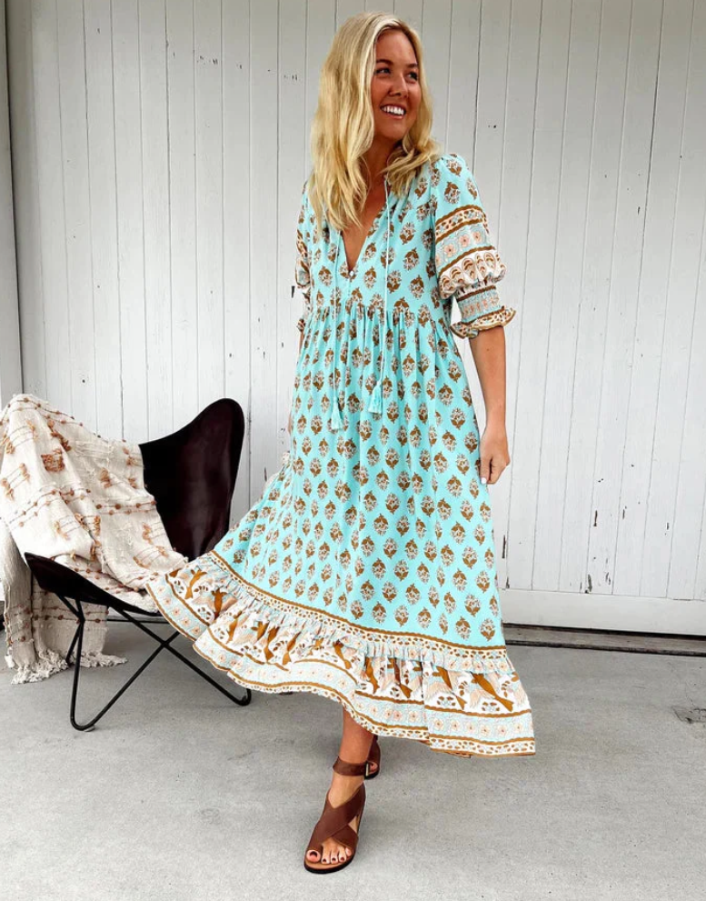 Blair | Spindinti boho suknelė
