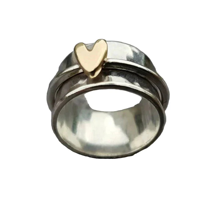 Classic Heart Ring – Silver