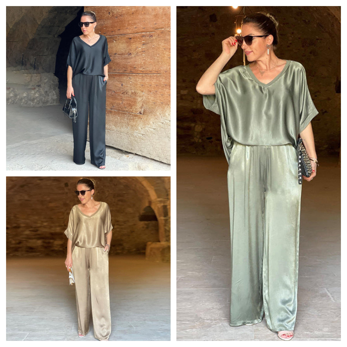 Pauline - Satino Brillant Set
