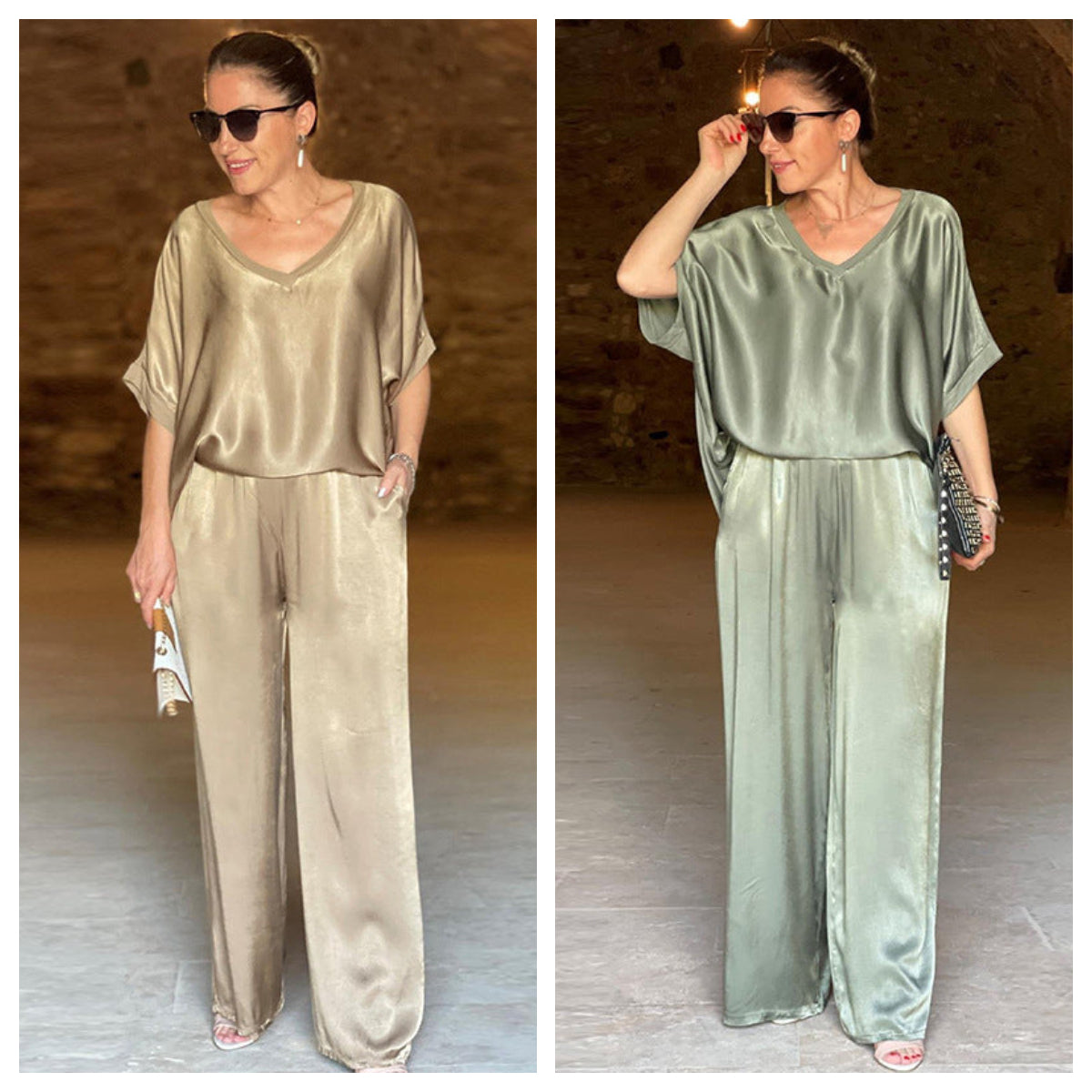 Pauline - Satino Brillant Set