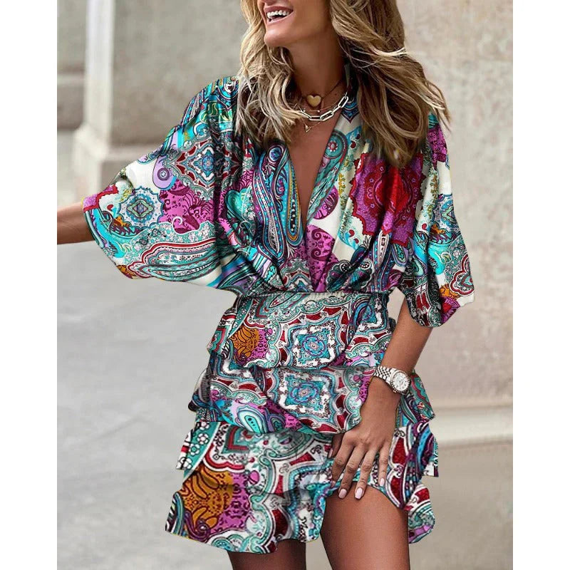 Carmen - Mini Bohemian Dress