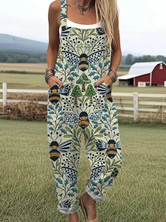 Karo - Retro Lightweight Jumpsuit