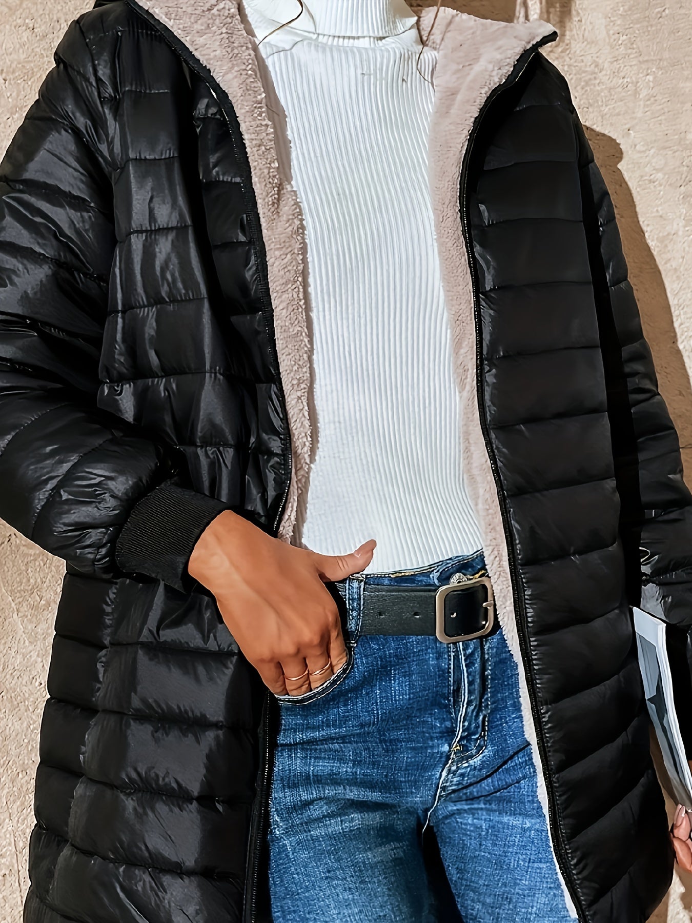 Enrica | Ilgas laisvalaikio paltas" could be rewritten as "Enrica | Long Casual Coat.