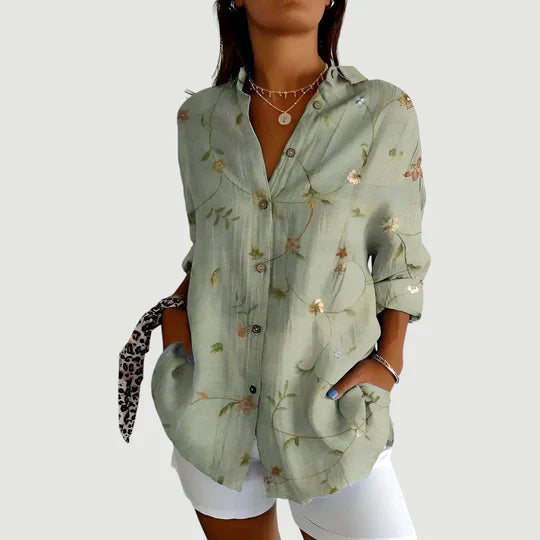 Grethe™ - Linen Blouse
