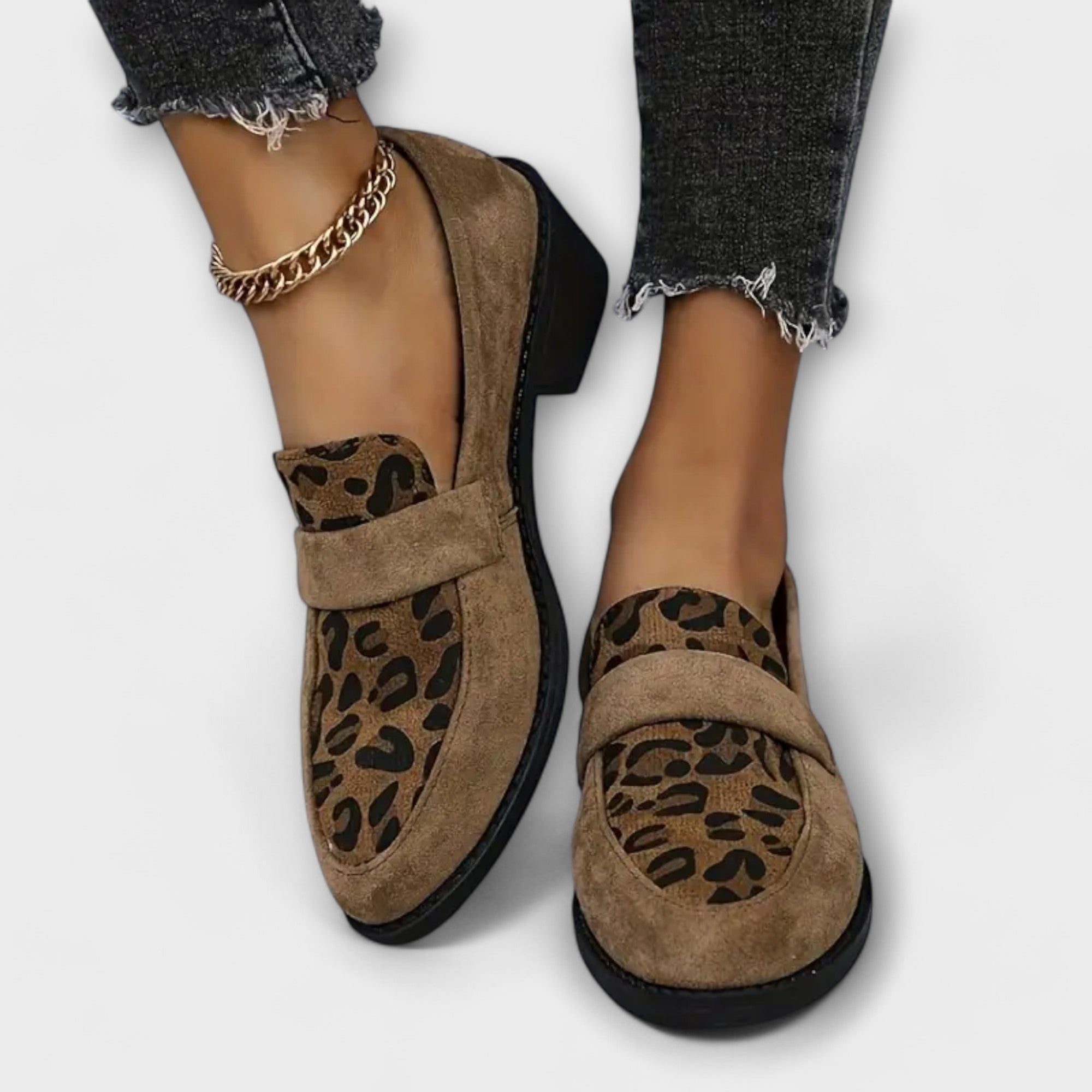 "Carla | Elegantiški Batai su Leopardo Raštu"