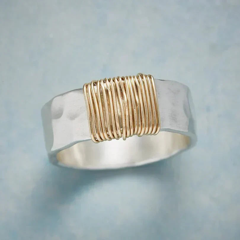 Bohemian Gold Wire Ring