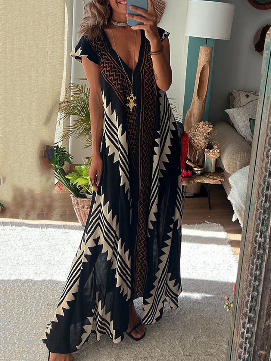 Boho™ | V-neck Sleeveless Dress
