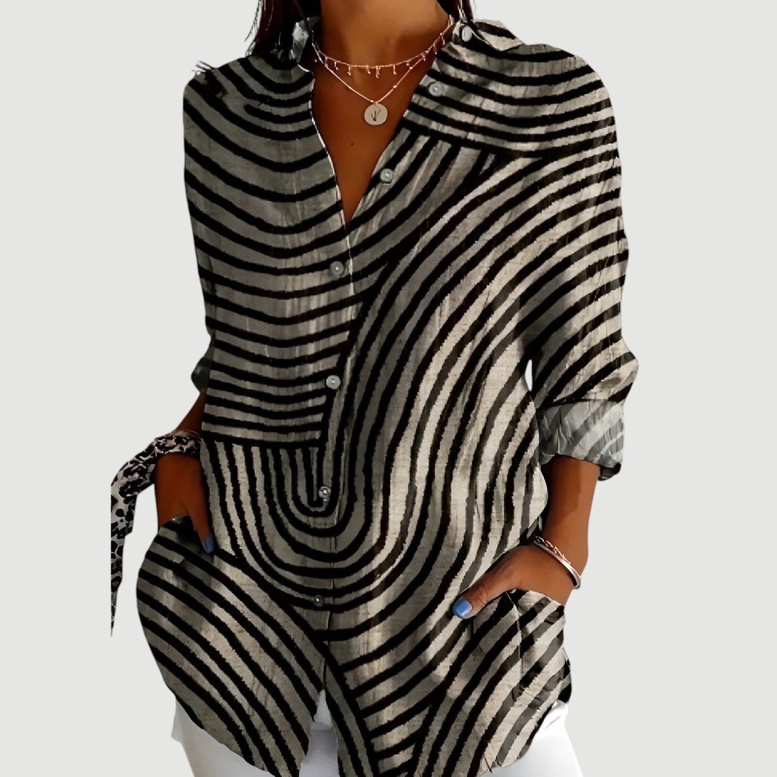 Grethe™ - Linen Blouse