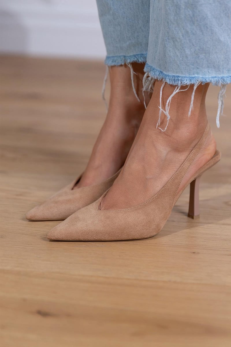 FABIANA | Elegantiški Slingback Kulniukai Stilingam Įvaizdžiui