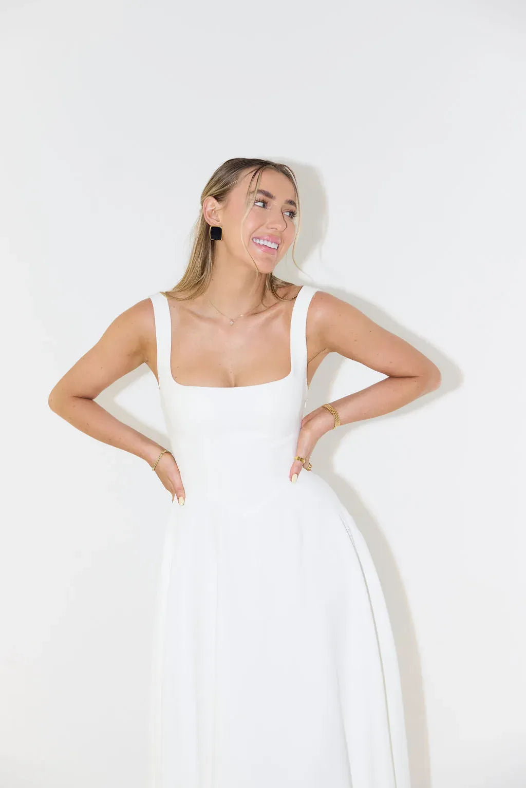 Garance | Elegant Sky Dress